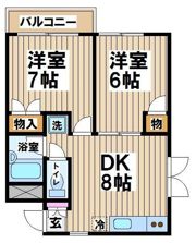 杉田レジデンスの間取り画像