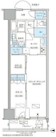 パークアクシス品川天王洲アイルの間取り画像