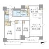 Brillia早稲田鶴巻町の間取り画像