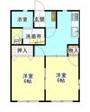 ハイツ清水の間取り画像