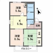 カサベラ東羽衣の間取り画像