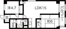 チサンマンション東別院の間取り画像