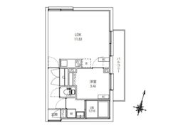 MAXIV CITY板橋区役所前の間取り画像