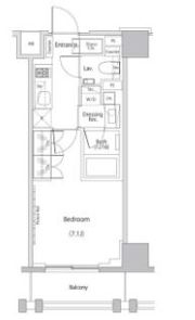 ザ・パークハビオ文京江戸川橋の間取り画像