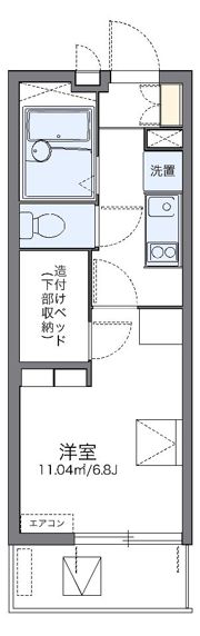 レオパレスAZUMAの間取り画像