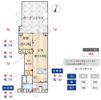 ZOOM蒲田EASTの間取り画像