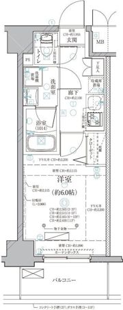 ディアレイシャス泉の間取り画像