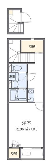 クレイノ綾瀬の間取り画像