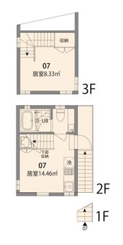 東新宿TERRACE W棟の間取り画像