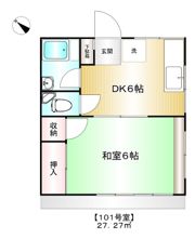 ナカフジハイツの間取り画像