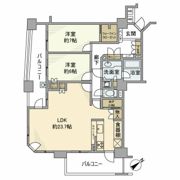 中落合パーク・ホームズの間取り画像