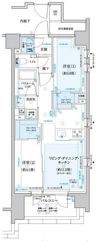 CLIOラベルヴィ中央湊の間取り画像