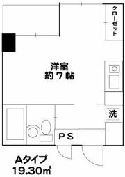 ドミールCity中野の間取り画像