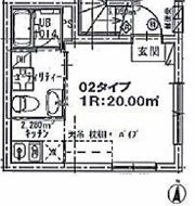 フィオーレ日暮里の間取り画像