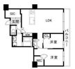 西戸山タワーホウムズノースタワーの間取り画像