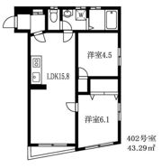 コーポ松原の間取り画像