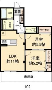 ガーデンハイム鳳の間取り画像