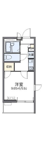 レオネクスト呉松Ⅰの間取り画像