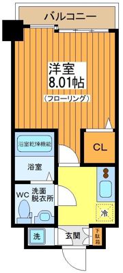 ディム三宿の間取り画像