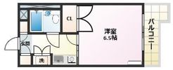クレールHOUKIの間取り画像