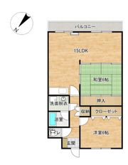 マンション石坂の間取り画像