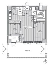 アンソレイエ飯田橋の間取り画像