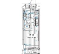レガリス月島ベイサイドコートの間取り画像