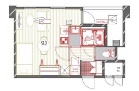 三敬中洲マンションの間取り画像