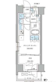 パークアクシス品川天王洲アイルの間取り画像