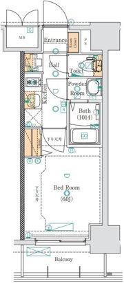 MAXIV大須観音の間取り画像