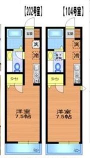メゾン・アザレア恵比寿の間取り画像
