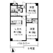 ベルドミール葵22の間取り画像