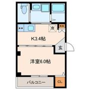 Mergrace戸越銀座の間取り画像