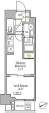 グランエール西日暮里SOUTHの間取り画像