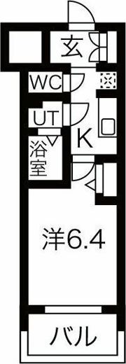 メイクス鶴舞Ⅱの間取り画像