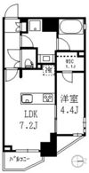 ラティエラ中野の間取り画像