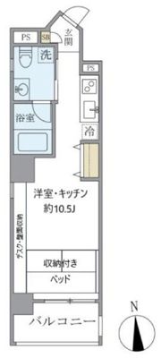 アールプライム大手町の間取り画像