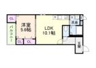 リアン富木の間取り画像