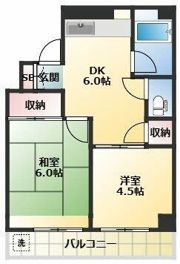早苗エステートビルの間取り画像