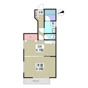 鹿島アパートの間取り画像