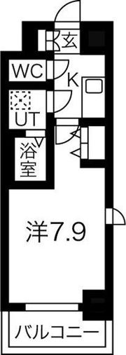 メイクス新栄の間取り画像