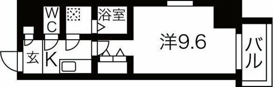 メイクス上前津Ⅱの間取り画像