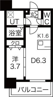 メイクスWアート上前津Vの間取り画像