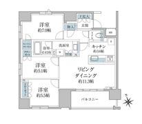 グランスイート八丁堀の間取り画像