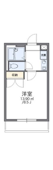 レオパレスぐりーんⅡの間取り画像