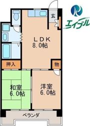 丸の内カジウラマンションの間取り画像
