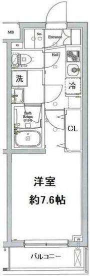 AXAS目黒祐天寺の間取り画像