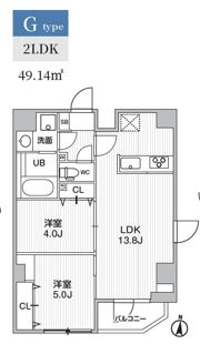 S-RESIDENCE亀戸balmの間取り画像