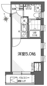 グランアセット早稲田の間取り画像