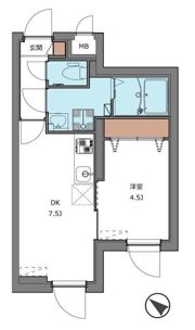 the togoshiginzaの間取り画像